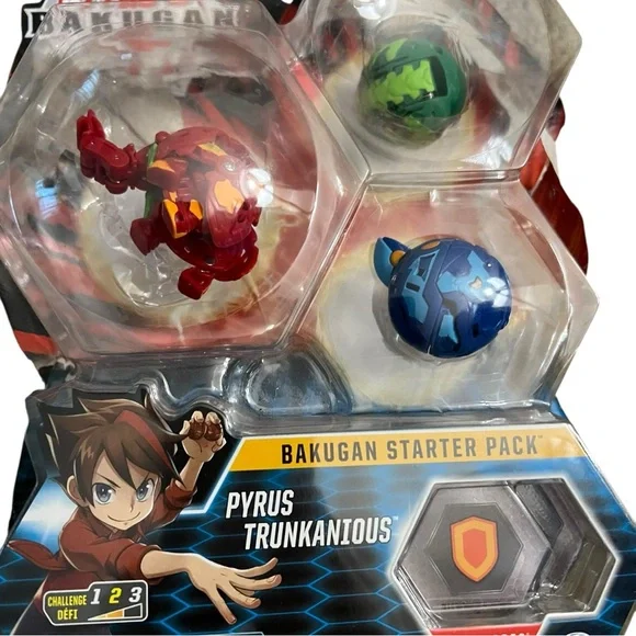 Bakugan Starter Pack - Lot of 2 - Howlkor Dragonoid Pegatrix Puris Trunkanius - Picture 5 of 9